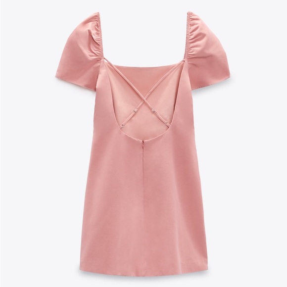 NWT Viral Zara Linen Dress - Picture 6 of 13